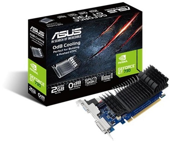 Купить Видеокарта nVidia GT 730 Asus GT730-SL-2GD5-BRK (90YV06N2-M0NA00) в ДНР по лучшей цене, Отзывы, Характеристики, Фото, Наличие. Фото 1