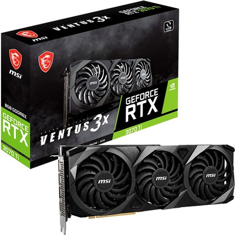 Купить Видеокарта nVidia RTX 3070Ti MSI RTX 3070 Ti VENTUS 3X 8G OC в ДНР по лучшей цене, Отзывы, Характеристики, Фото, Наличие. Фото 1