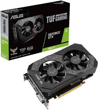 Купить Видеокарта nVidia GTX 1660Ti Asus TUF-GTX1660TI-T6G-EVO-GAMING (90YV0CT9-M0NA00) в ДНР по лучшей цене, Отзывы, Характеристики, Фото, Наличие. Фото 1