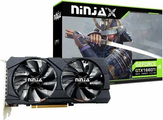 Купить Видеокарта nVidia GTX 1660Ti Sinotex Ninja GTX1660Ti (NF166TI66F) в ДНР по лучшей цене, Отзывы, Характеристики, Фото, Наличие. Фото 1