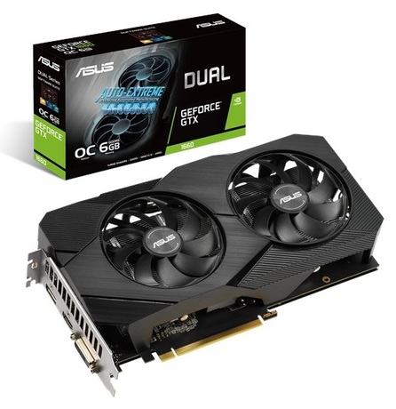 Купить Видеокарта nVidia GTX 1660 Asus DUAL-GTX1660-O6G-EVO (90YV0D11-M0NA00) в ДНР по лучшей цене, Отзывы, Характеристики, Фото, Наличие. Фото 1