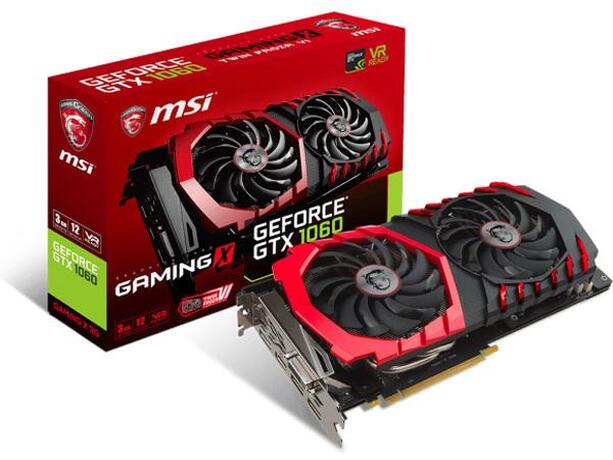 Купить Видеокарта nVidia GTX 1060 MSI GTX 1060 GAMING X 3G в ДНР по лучшей цене, Отзывы, Характеристики, Фото, Наличие. Фото 1