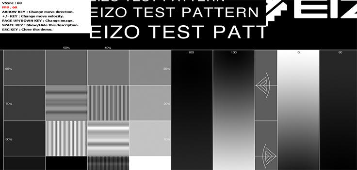 Скриншот программы EIZO Motion Blur Checker