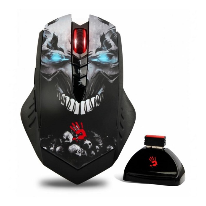 Мышь беспроводная A4Tech Bloody R8/R80 SKULL
