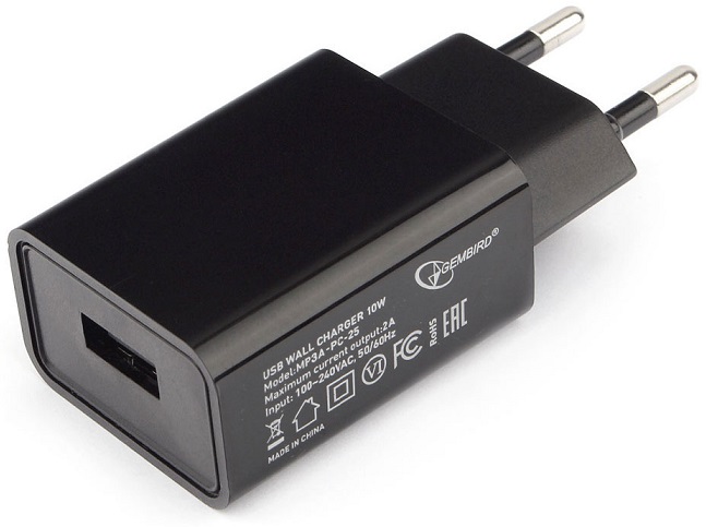 Зарядное устройство USB сетевое Cablexpert MP3A-PC-25