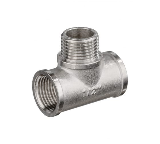 Тройник резьбовой 1/2" V&G Valogin внутренняя-наружная-внутренняя