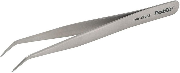 Пинцет изогнутый антимагнитный ProsKit 1PK-TZ005 - Миниатюра 1