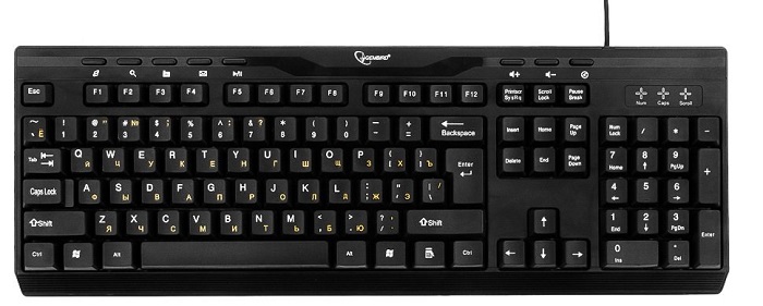 Клавиатура Gembird KB-8335UM-BL - Миниатюра 1