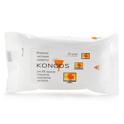 Салфетки для ЖК-экранов KONOOS KSN-15