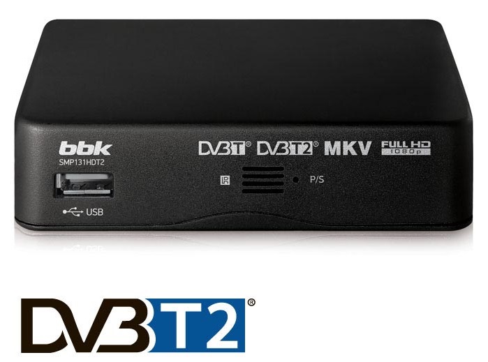 Цифровой ресивер DVB-T2 BBK - Миниатюра 1