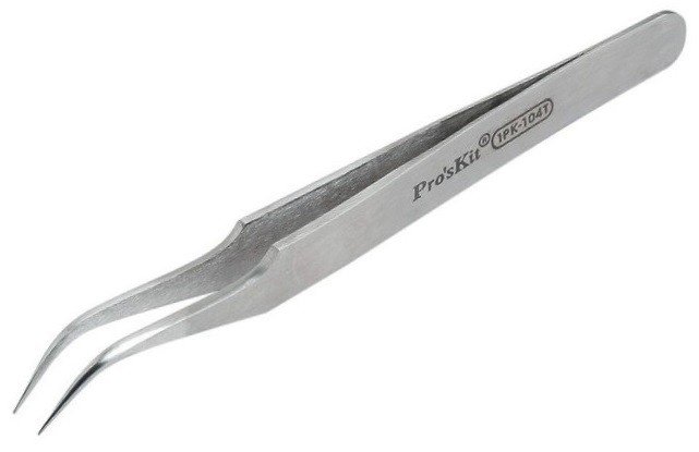Пинцет изогнутый антимагнитный ProsKit 1PK-104T - Миниатюра 1