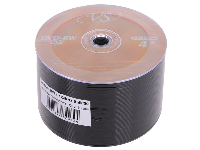 Диск DVD-RW VS Bulk/50