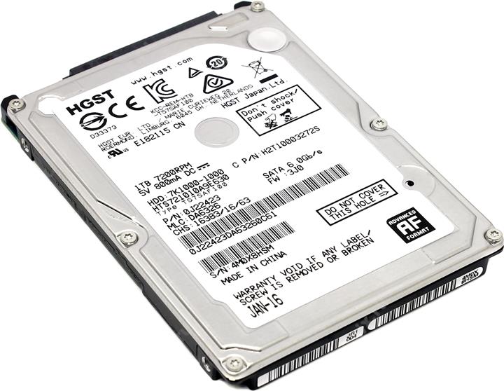 Жесткий диск 2.5" 1Тб Hitachi Travelstar Z7K1000 - Миниатюра 1
