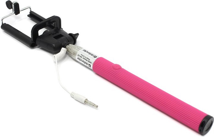 Монопод для селфи с проводной фото-кнопкой Defender Selfie Master SM-02 - Миниатюра 1