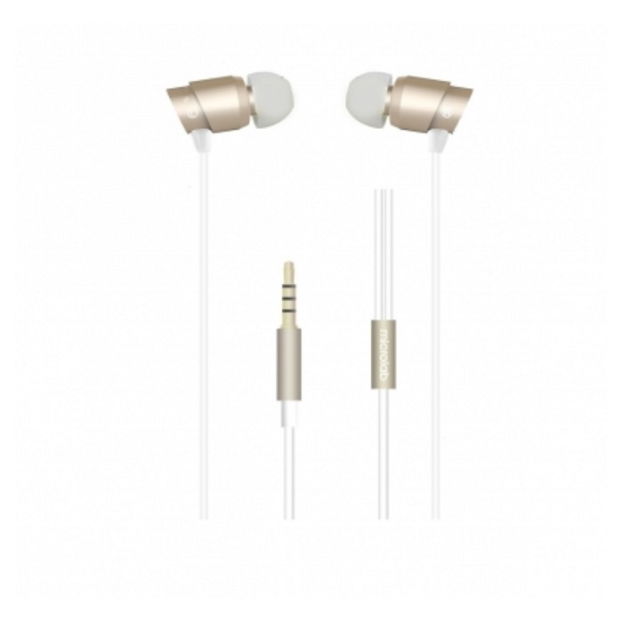 Наушники с микрофоном Microlab K764P champagne - Миниатюра 1