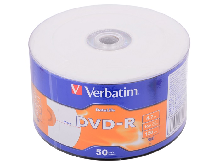 Диск DVD-R Verbatim DataLife