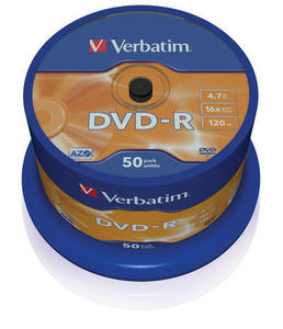 Диск DVD-R Verbatim Matt Silver