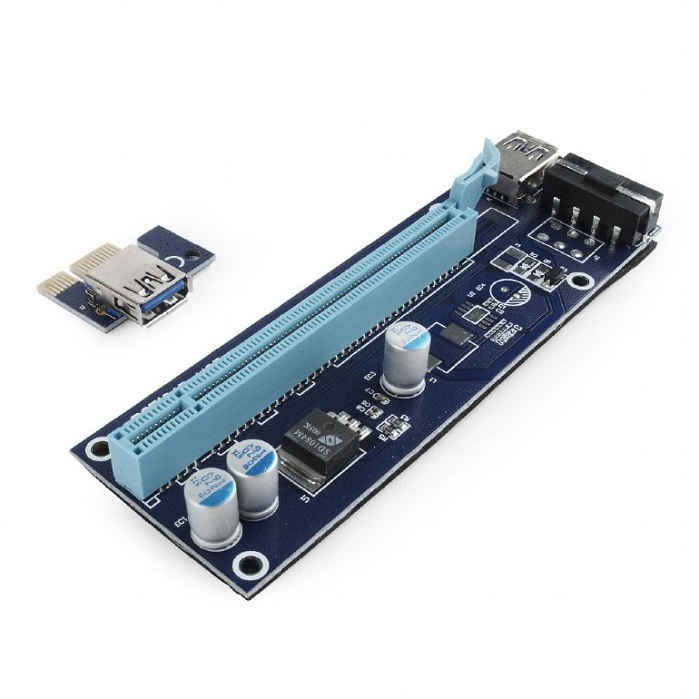 Контроллер Riser PCI-E Gembird RC-PCIEX-01 - Миниатюра 1