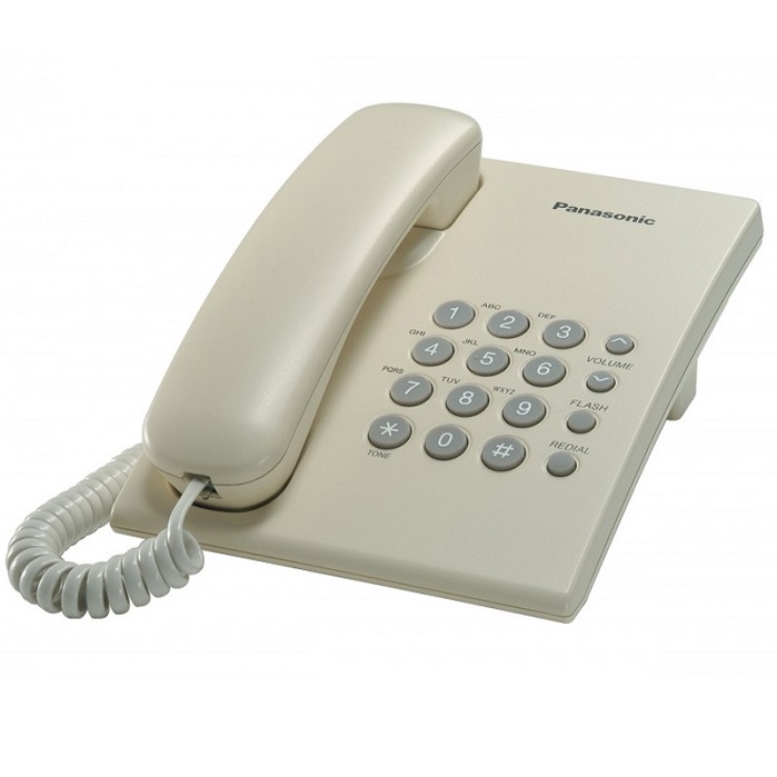 Телефон проводной Panasonic KX-TS2350RUJ - Миниатюра 1