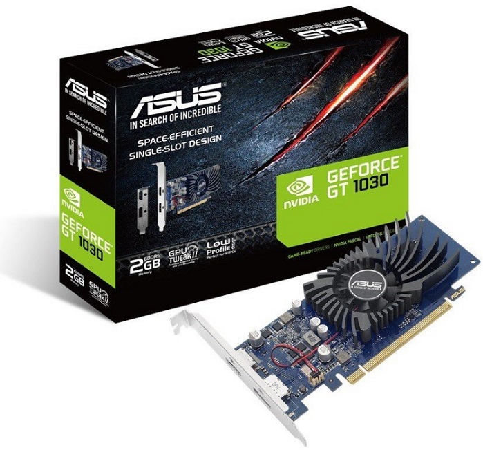 Видеокарта nVidia GT 1030 Asus GT1030-2G-BRK