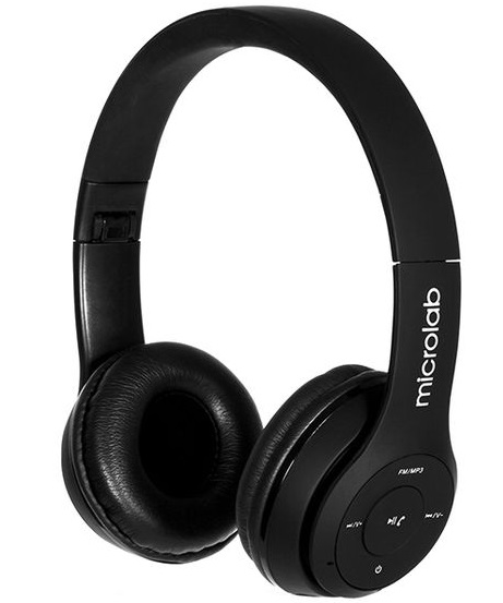 Наушники Bluetooth Microlab T970BT Black - Миниатюра 1
