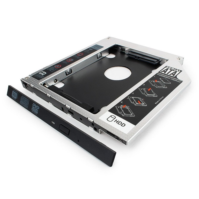 Шасси для HDD в отсек привода ноутбука 9.5мм - Миниатюра 1