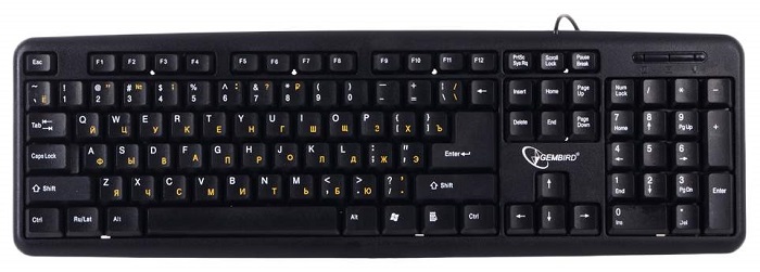 Клавиатура Gembird KB-8320U-Ru_Lat-BL - Миниатюра 1