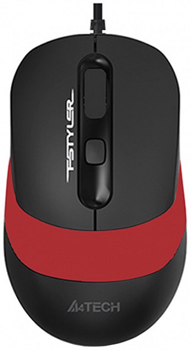 Мышь USB A4Tech Fstyler FM10 Black Red