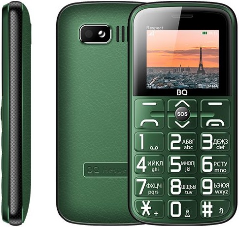 Мобильный телефон BQ Respect Green - Миниатюра 1