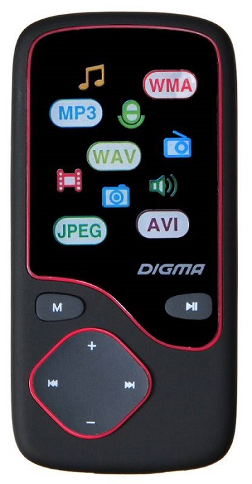 MP3-плеер Digma Cyber 3L Black Red