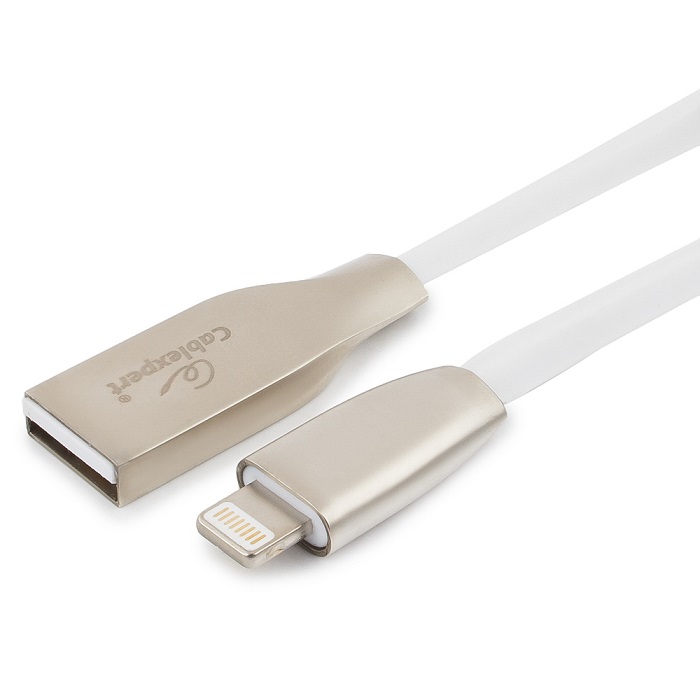 Кабель AM/Lightning Cablexpert Gold - Миниатюра 1
