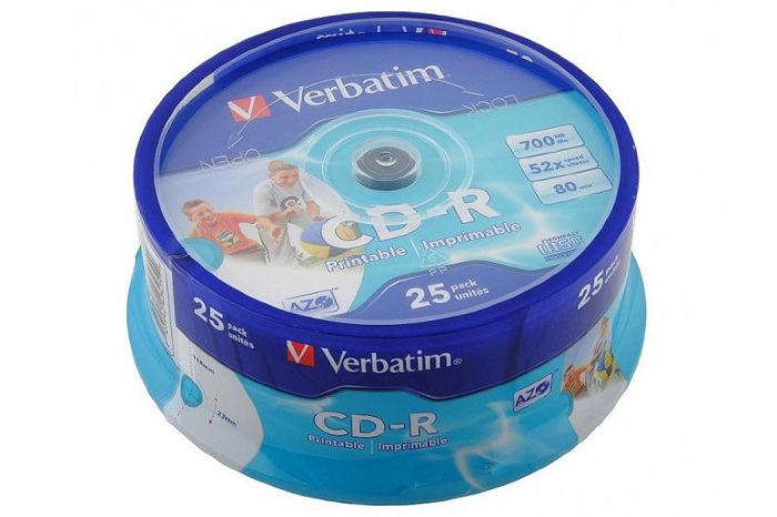 Диск CD-R Verbatim Extra Protection Printable - Миниатюра 1