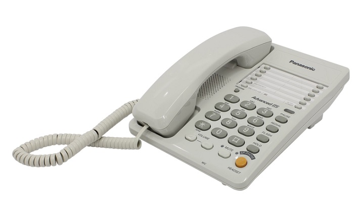 Телефон проводной Panasonic KX-TS2363RUW