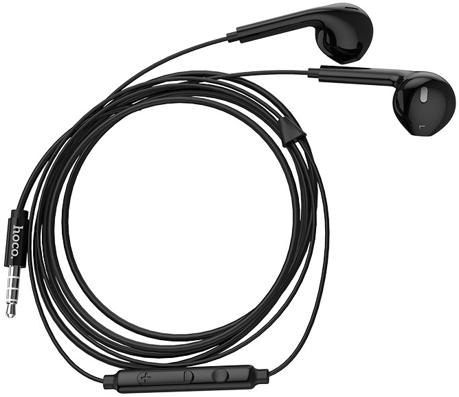 Наушники с микрофоном hoco M55 Black - Миниатюра 1