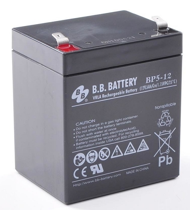 Аккумуляторная батарея для ИБП BB Battery BP5-12 - Миниатюра 1