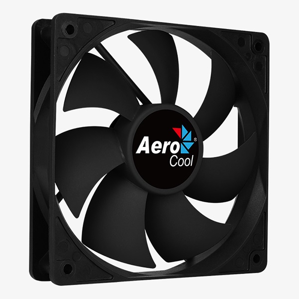 Вентилятор 120мм AeroCool Force 12 PWM Black - Миниатюра 1