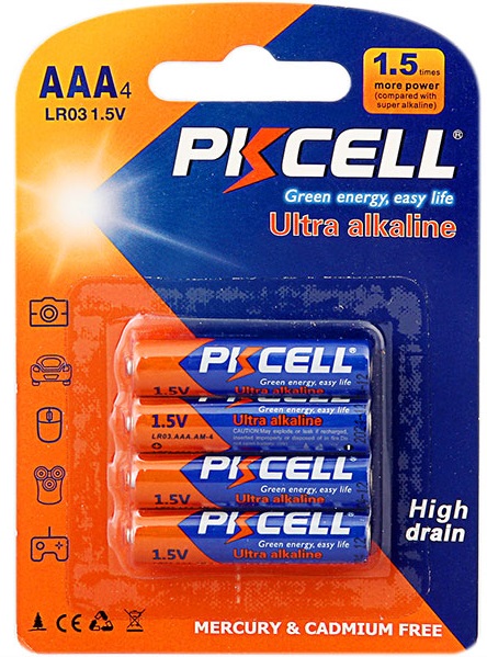 Батарейка AAA PKCELL Ultra - Миниатюра 1