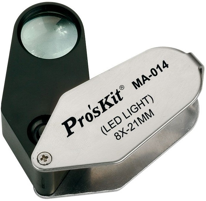 Лупа с подсветкой ProsKit MA-014
