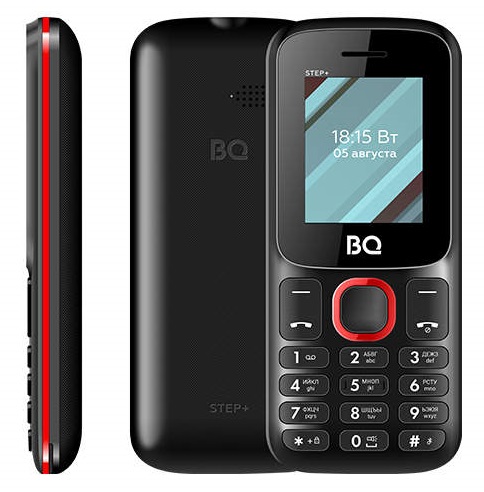 Мобильный телефон BQ Step+NewBlack Red