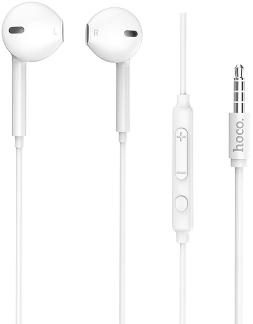Наушники с микрофоном hoco M55 White - Миниатюра 1