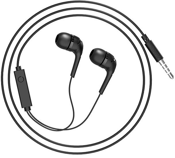 Наушники с микрофоном hoco M40 Black - Миниатюра 1