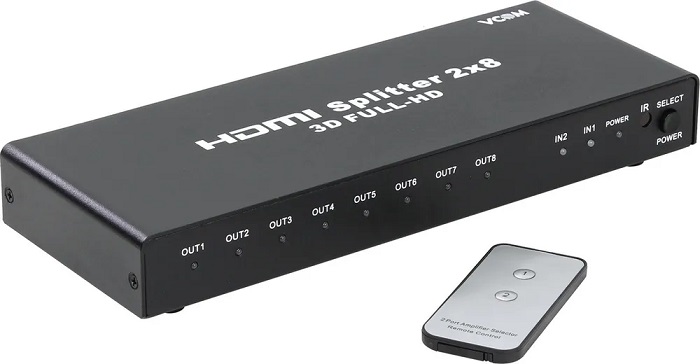 Видеосплитер HDMI VCOM DD4528 - Миниатюра 1