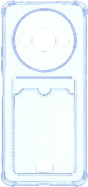 Чехол для смартфона Xiaomi Redmi A3 4G/A3x 4G/Poco C61 4G Zibelino Silicone Card Holder - Миниатюра 1