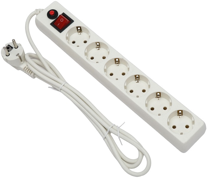 Сетевой фильтр 1.8 м Гарнизон ECL-6-W-1.8 - Миниатюра 1