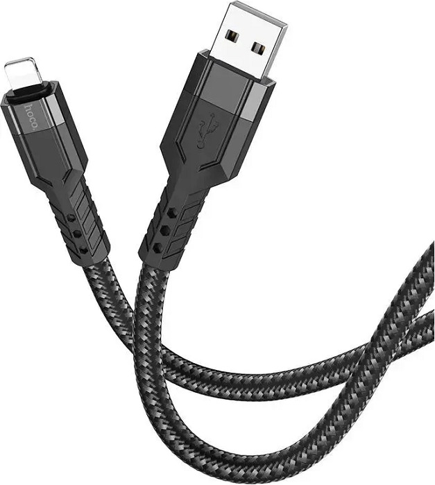 Кабель AM/Lightning hoco U110 iP