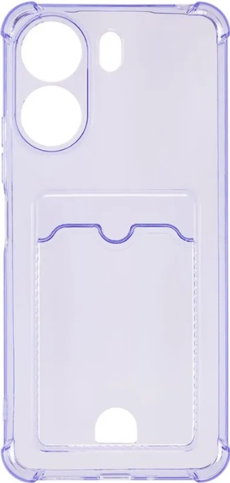 Чехол для смартфона Xiaomi Redmi 13C 4G/Poco C65 4G Zibelino Silicone Card Holder - Миниатюра 1