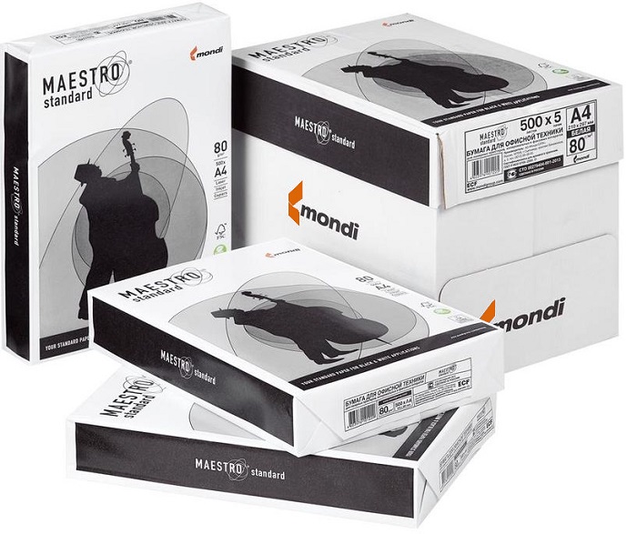 Бумага A4 Mondi Maestro Standart - Миниатюра 1