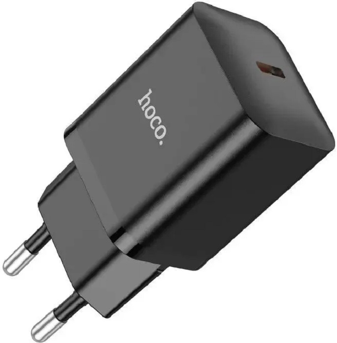Зарядное устройство USB сетевое hoco N27 Innovative Black - Миниатюра 1