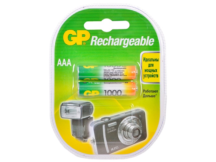 Аккумулятор AAA 1000mAh GP - Миниатюра 1