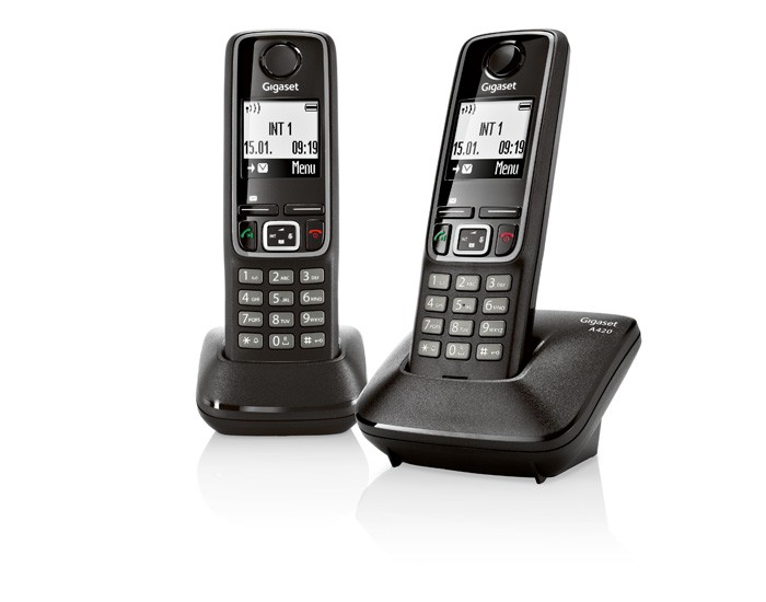 Телефон беспроводной DECT Gigaset A420 DUO - Миниатюра 1